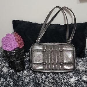 Trophy Queen Galaxy Purse Dark Gray Sparkle